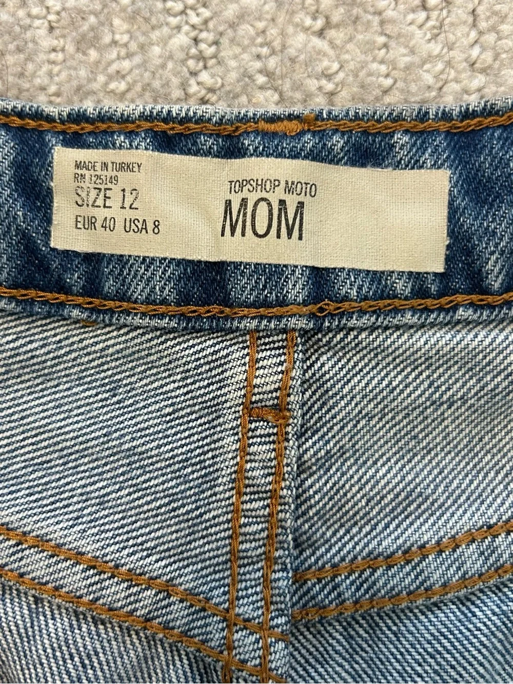 Topshop Denim Cutoff Shorts